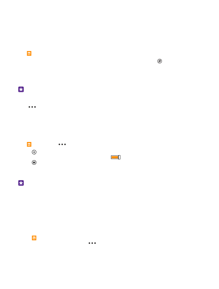 Switch Between Calendar Views Microsoft Lumia 535 Dual Sim